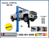 GP10 QUALITY 2 Post Car Lift 10000Lbs Auto Hoist New & Warranty