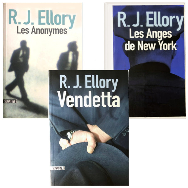 3 livres, romans policiers, intrigues de R.J. Ellory dans Ouvrages de fiction  à Saint-Hyacinthe