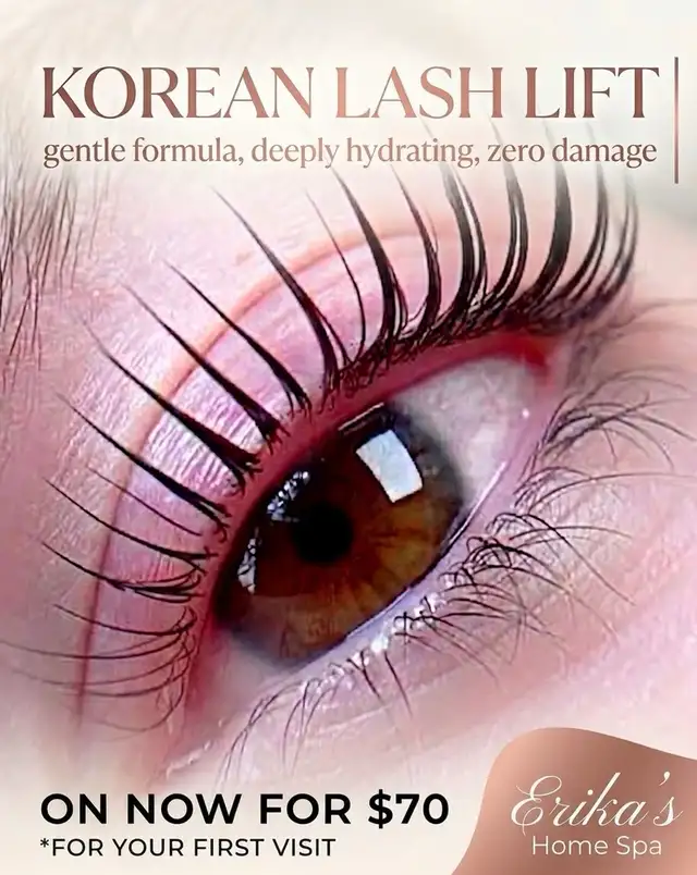 Korean lash lift **special price $70 **