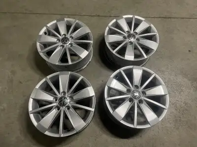 OEM VW R16 5x112 alloy rims. Super clean, no curb rushes, straight, I removed old tires for the buye...
