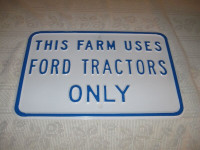 Ford Tractor Sign
