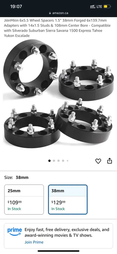 $75 or BO Wheel spacers used 1month I end up putting new rims n tires If your tires rubbing and need...