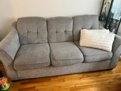 2 Sofas gris Tanguay, View more
