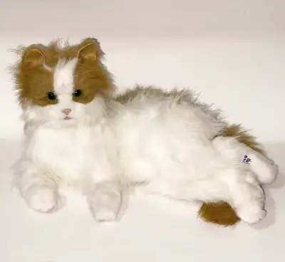 2008 FurReal Friends My Cuddlin’ Kitty Orange & White Hasbro, View more