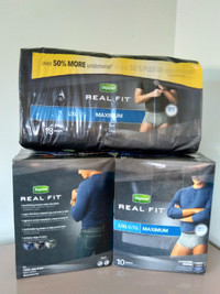 Depend Male Real Fit L/XL Brand New $48/38ct on Sales