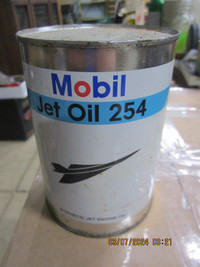 Mobil Jet Oil and Mobile Jet Oil 2 Cans 1 full