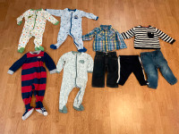 Baby Toddler Boy Clothing Size 12M Months 9 items