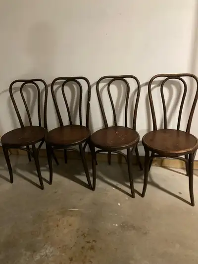 4 antique chairs