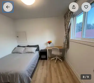 Spacious upper floor room (Private washroom) for 1 female tenant