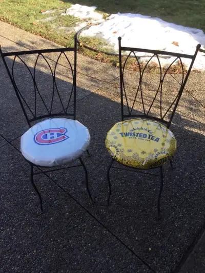 Rod iron chairs, View more