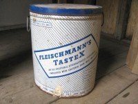 Antique Fleishmann's Tastex Tin Can **** - Reduced to only $10