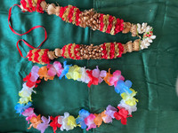 Hawaii Hula Flower Neck Garland Beach Hen party Fancy Dress arti