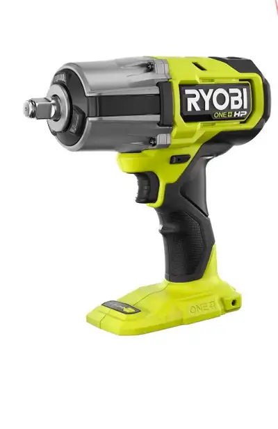 RYOBI 18V ONE+ High-Torque 1/2in Impact Wrench (Tool-On, View more