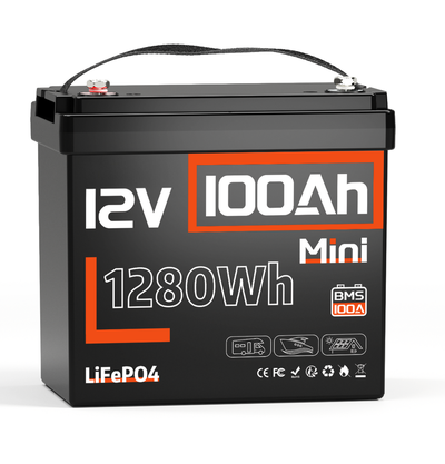 12 V, 100 AH, LiFePO4 Mini Batteries, View more