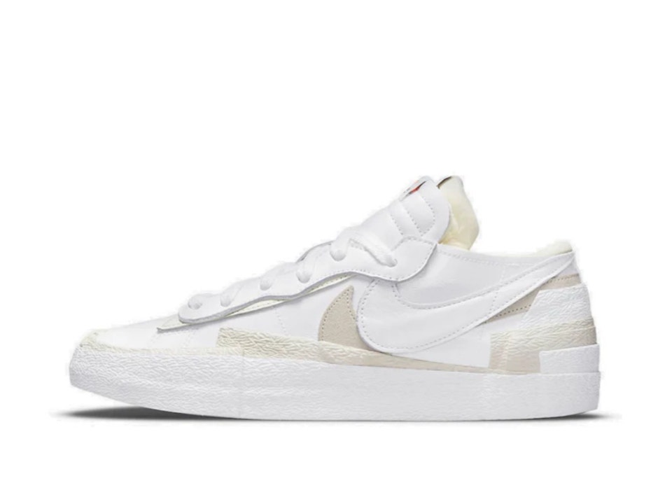 Nike, Nike Blazer Low / Sacai White/Sail-White