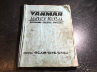 Yanmar Model 6CXM-GTE/GTE2 Marine Diesel Engine Service Manual
