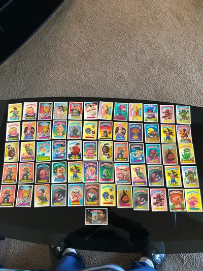 Vintage 1986 garbage pail kids card lot 60 total great to mint, View more