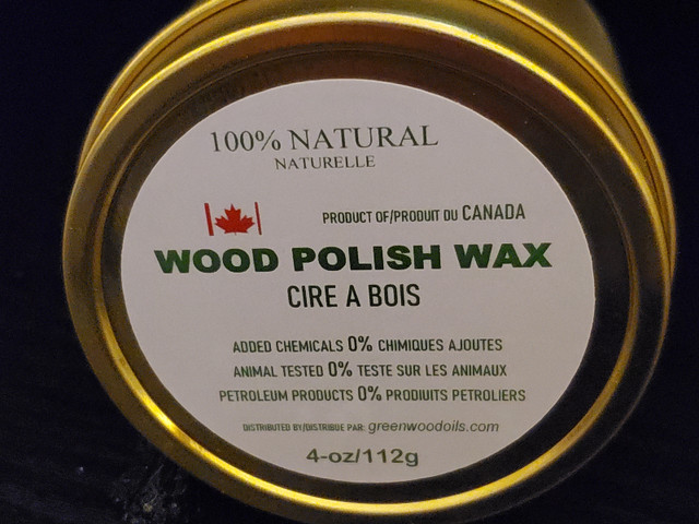 100% NATURAL WOOD POLISH WAX (Beeswax & Coconut oil base) in Health & Special Needs in City of Toronto