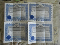Vanir Vendiors - Vintage Share Certificates and Related Document