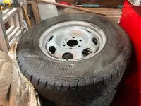 265 70 r17 studded tires and new rims