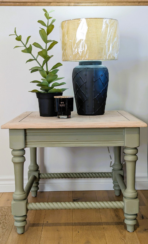 Vintage Ceramic Faux Bamboo Ginger Jar Table Lamp in Home Décor & Accents in Cornwall - Image 2