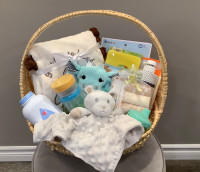 Large baby gift basket