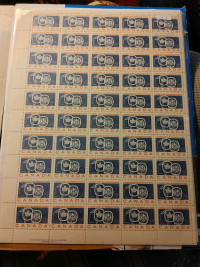 #387 St. Lawrence Seaway FULL SHEET 50 stamps VF MNH Canada mint