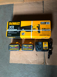 Dewalt 20V MAX XR Cordless Reciprocating Saw, Battery&Charger.