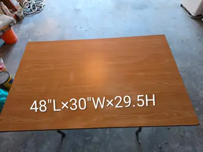 The Legs-Fold-Flat 48" folding Desk, View more