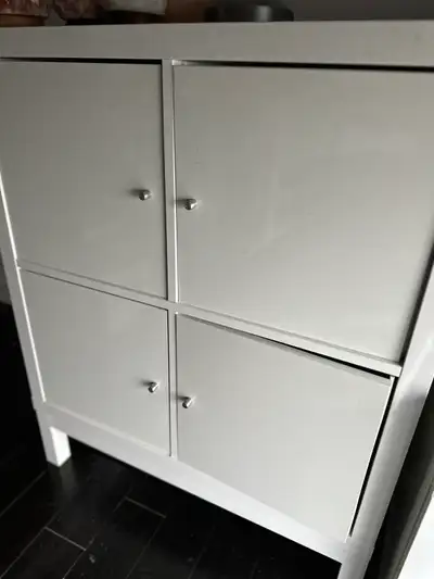 Ikea Kallax 4x4 Shelf Gloss White, View more
