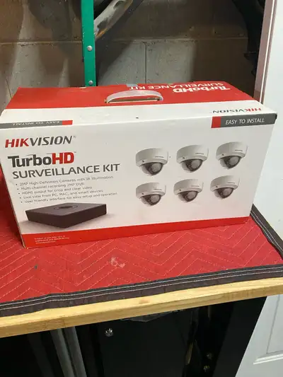 Selling a brand new Hikvision TurboHD surveillance kit, equipped with 2MP high-definition cameras fe...