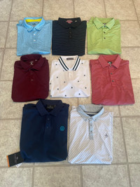 Men’s Golf Shirts - Gfore, Footjoy, Original Penguin etc