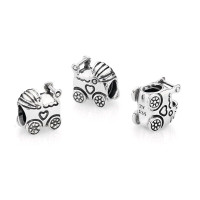 Authentic Pandora Charm - 925 Sterling Silver Baby Carriage Bead
