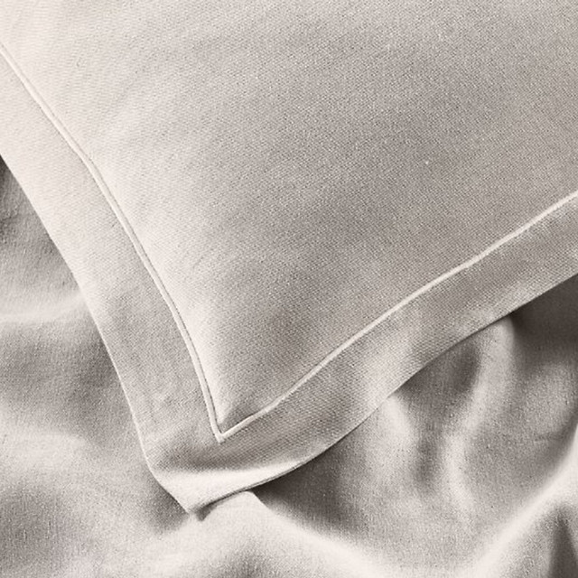Hotel Collection Linen Blend - Standard Pillow Sham - Beige dans Literie  à Ville de Montréal - Image 3