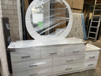 Assembled Dresser and Mirror for Sale
