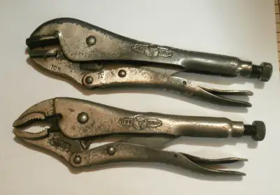 Lot of 2 Petersen Dewitt Vise- Grips - 10R & 10WR, View more