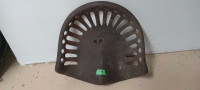 Cast iron tractor seat 