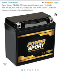  Motorcycle battery 