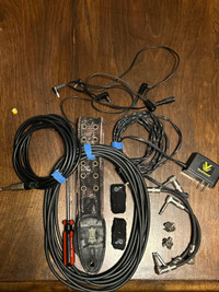 Guitar cables, power supply, strap, gear etc