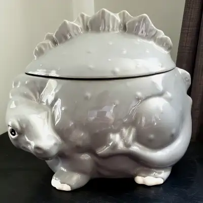 Ceramic Stegosaurus Cookie Jar Made in Japan, View more