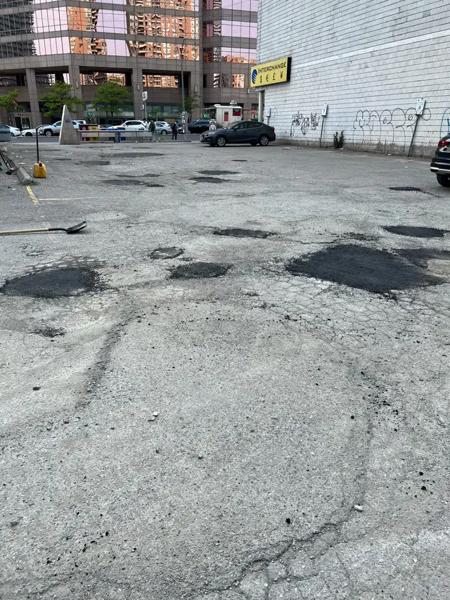 Parking lot pothole repair63235338187905121