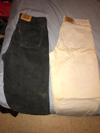 Vintage LEVIS STRAUSS 634mens jeans.Size 33/34 beige.Asking $45