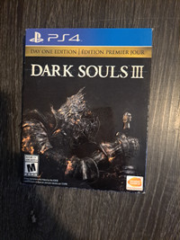 Dark Souls 3 Day One Edition with soundtrack for PS4