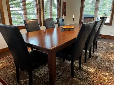 leather dining chairs, View more