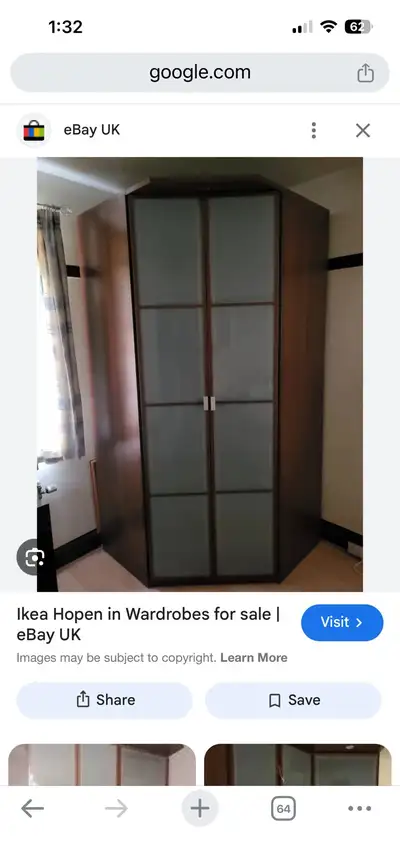 IKEA HOPEN Corner Wardrobe Unit, View more
