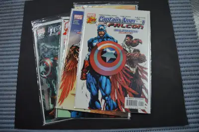 Marvel comics Captain America and falcon 1, 3, 4, 5, 6, 13, 14, View more