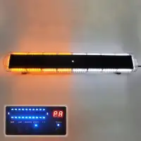 55" Inch 108 LED Amber/White LED Light bar - Flashing/Warning