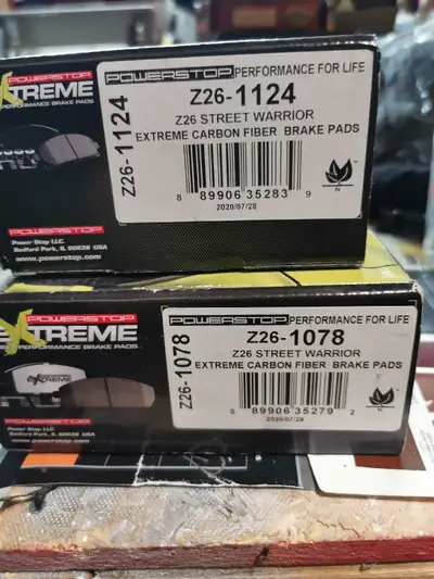 Power Stop Z26-1124  Z26-1078 Z26Carbon-Fiber Ceramic Brake Pads, View more