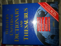 Webster's Universal Dictionary and Thesaurus for collectors