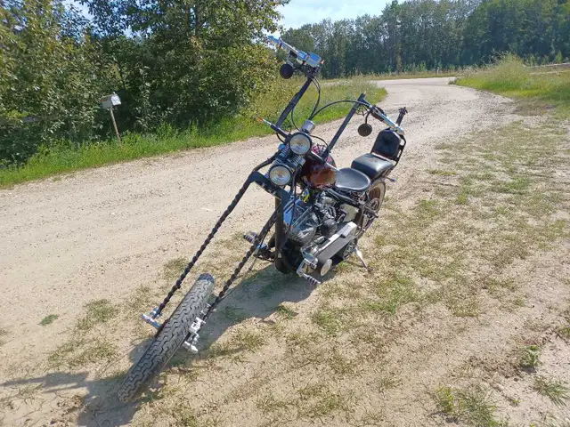 Harley Chopper in Street, Cruisers & Choppers in St. Albert - Image 3
